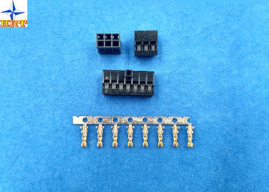 Double fil de rangée pour embarquer l'en-tête de Pin de connecteurs de style de cuir embouti avec le connecteur de fil de lancement de 2.0mm