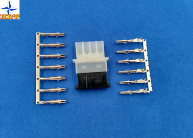 Chine cuir embouti masculin de connecteur femelle de lancement de 5.08mm logeant 4 circuits avec le contact en laiton plaque en fer blanc usine